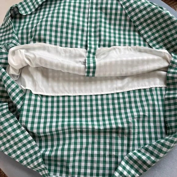Pinch Ivy Green Gingham Top & maxi skirt- size small - Picture 14 of 16